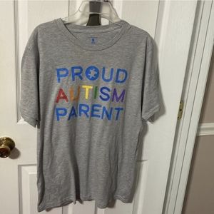 Proud supporter autism speaks t-shirt; Size: Large